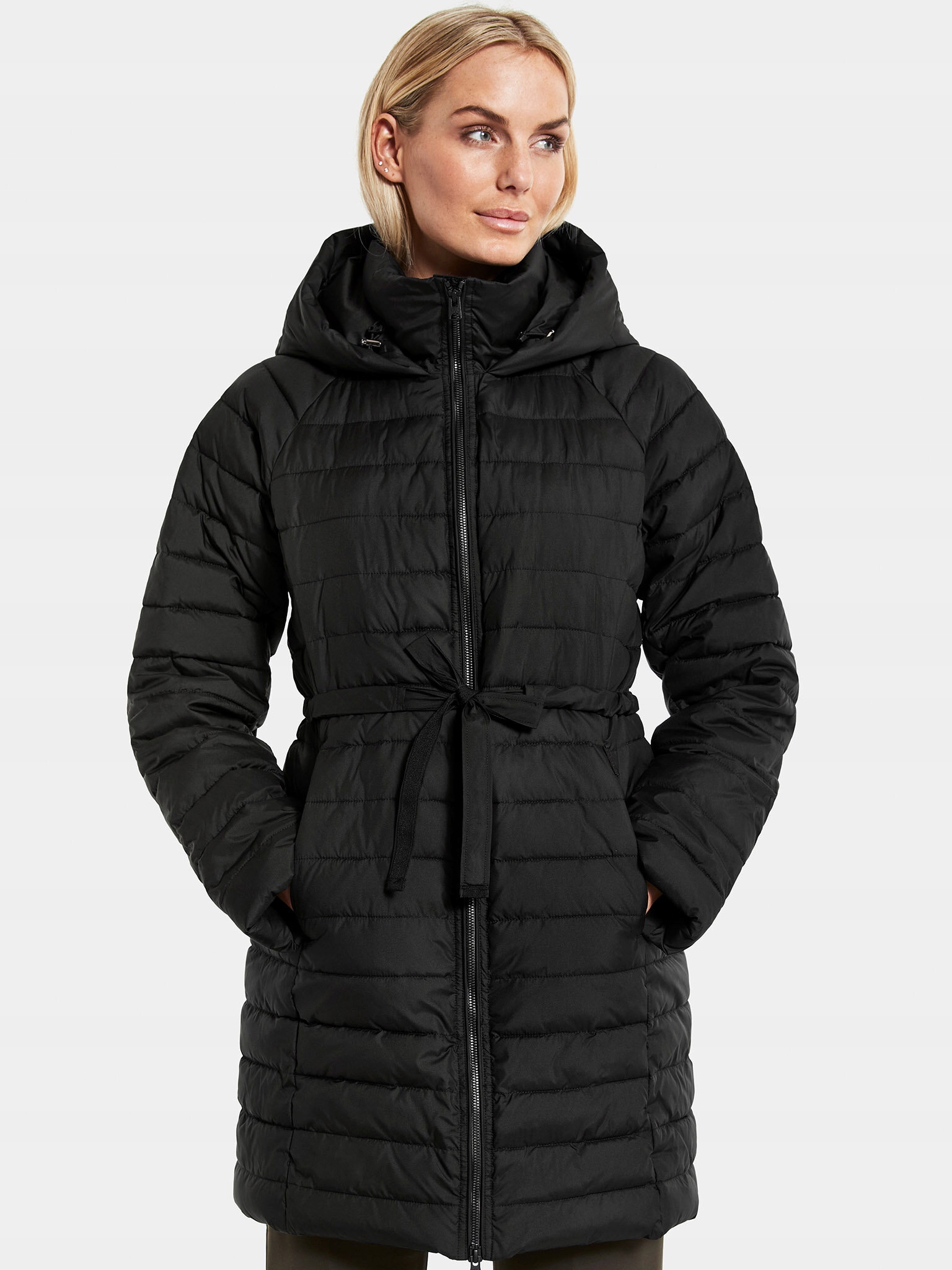 Didriksons Kurtka puchowa Karla 504316 Czarny Regular Fit