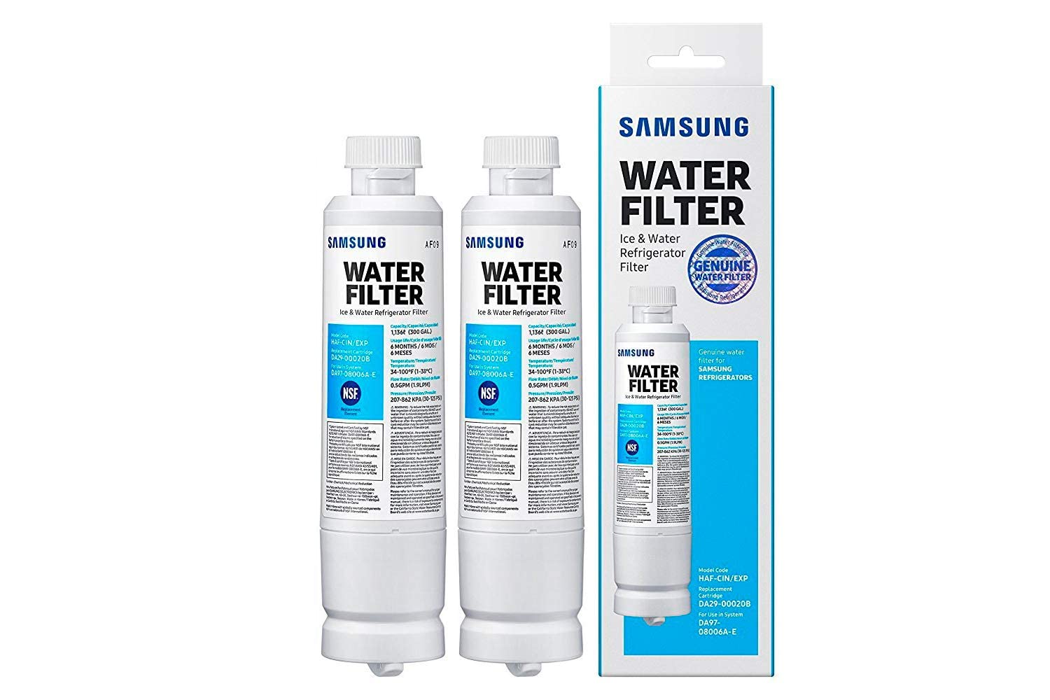 2 x Filter vody Samsung DA29-00020B Haf-cin/exp