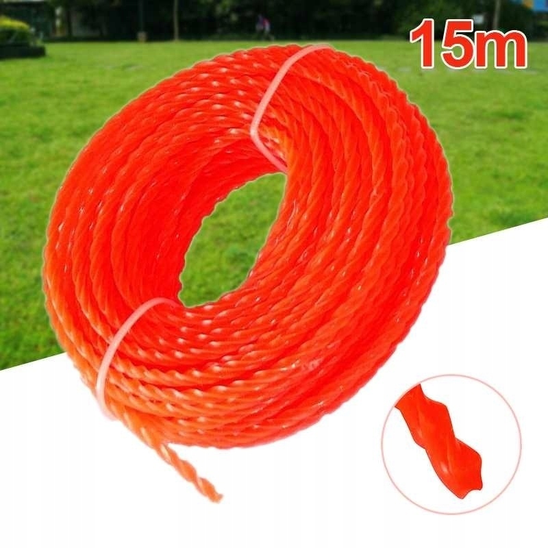 

Mocna Żyłka Tnąca Twist Do Wykaszarki 2,0 MM 15 M