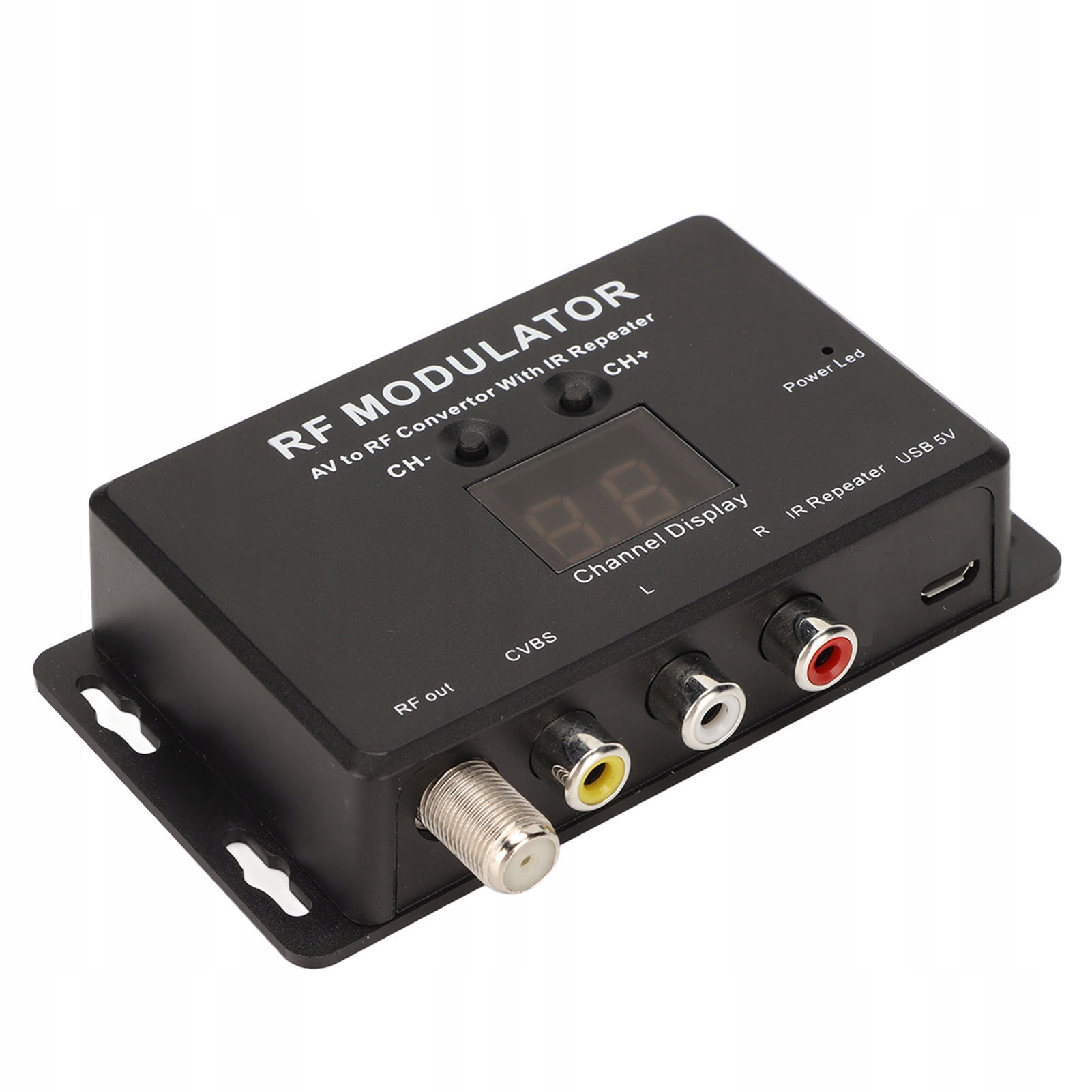Modulator RF Profesjonalny 21-kanałowy konwerter AV na RF PAL NTSC 07