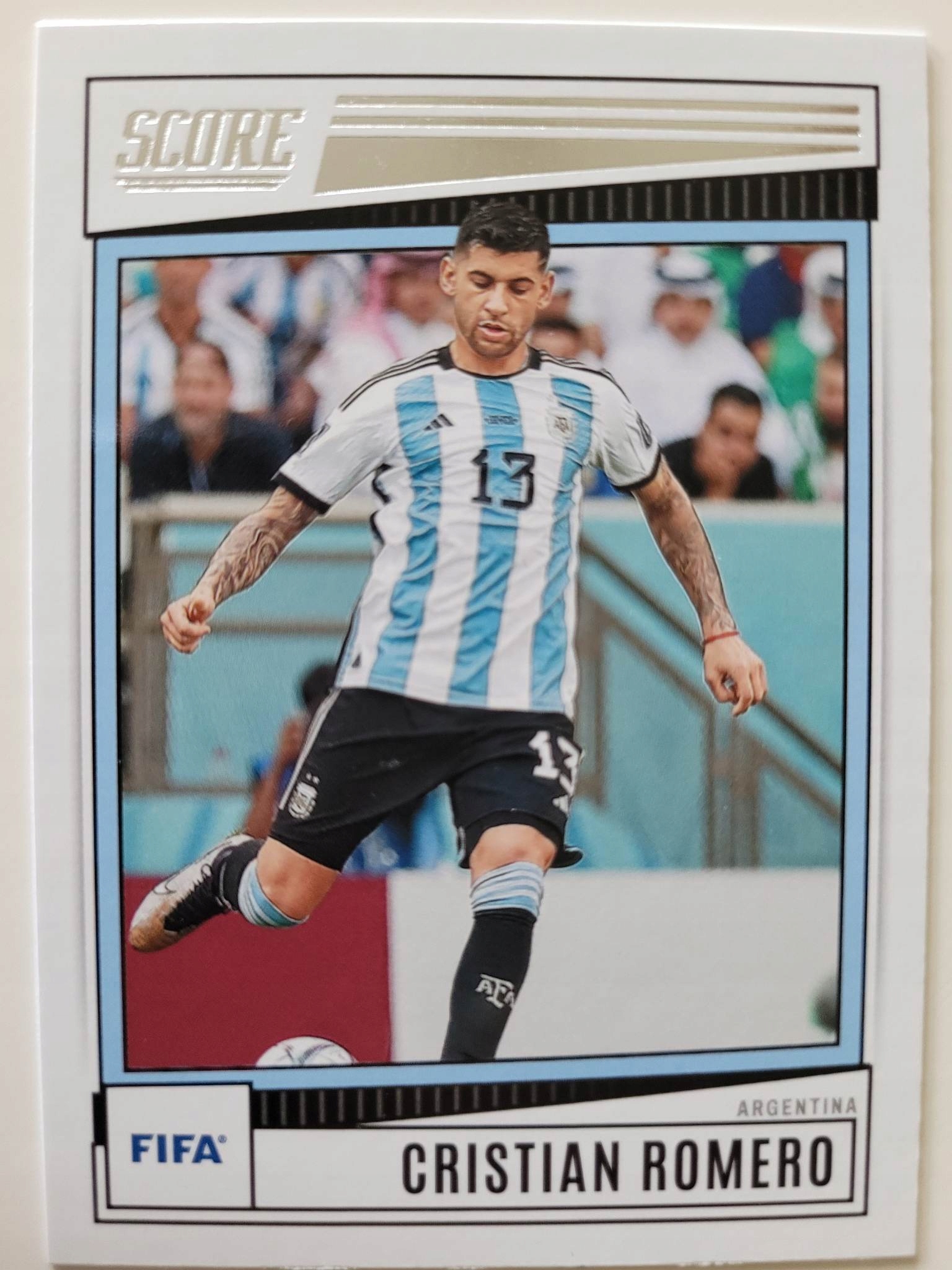 Score 2023 Panini Score Cristian Romero