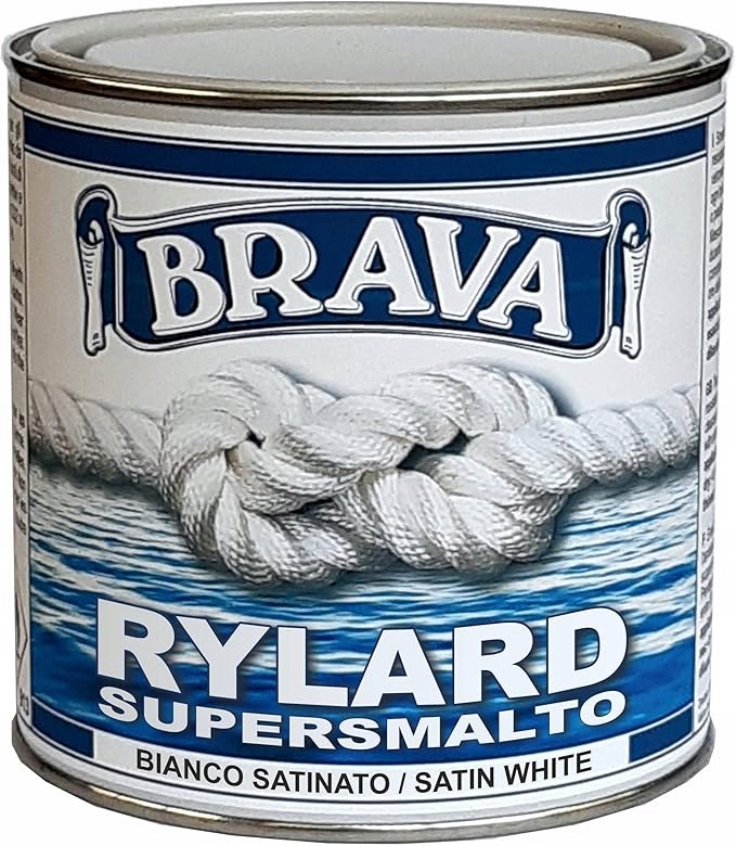 Emalia Syntetyczna Farba Nawierzchniowa Brava Supersmalto Satynowa Biała