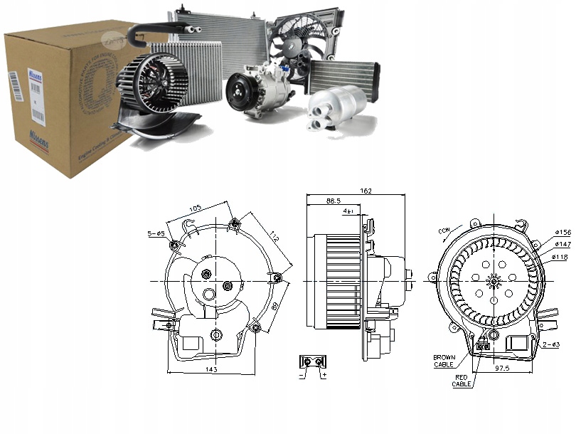 Dmychadlo Mercedes C (CL203) C T-model (S203) C (W2 Asistent Kolize #34