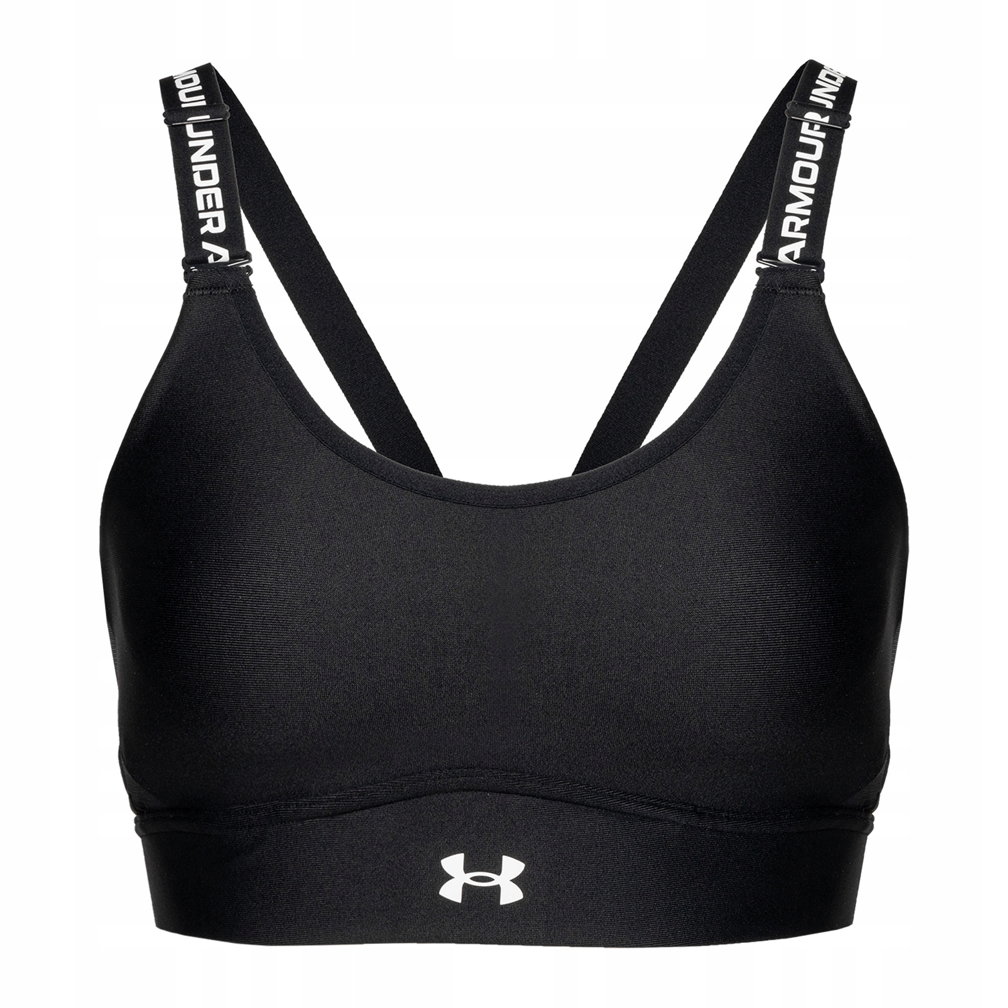 Biustonosz fitness Under Armour Infinity Mid black/white Xs (a-c)