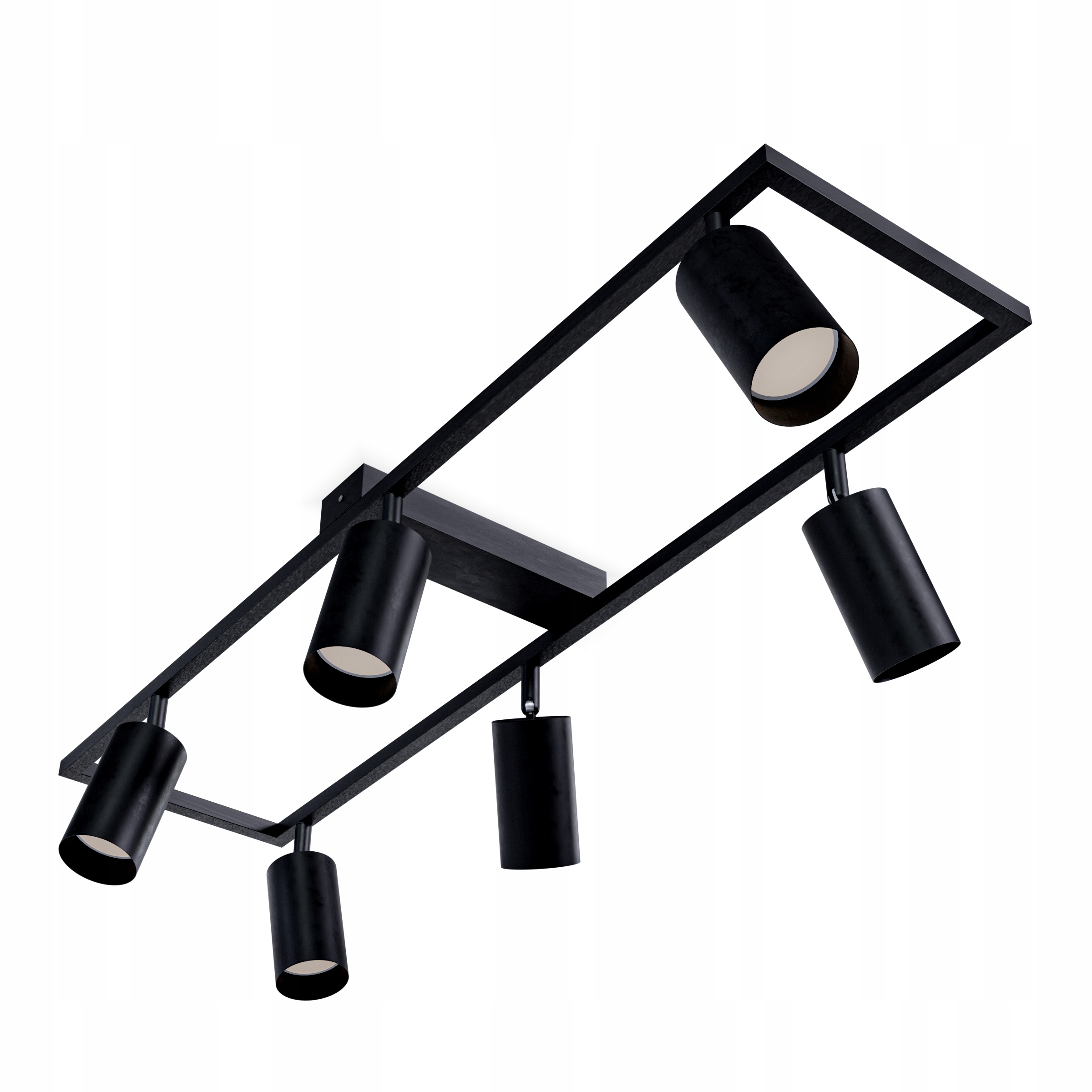 Lampa Sufitowa Oprawa Halogenowa Led 6X GU10 Spot Ruchoma Kinkiet Reflektor