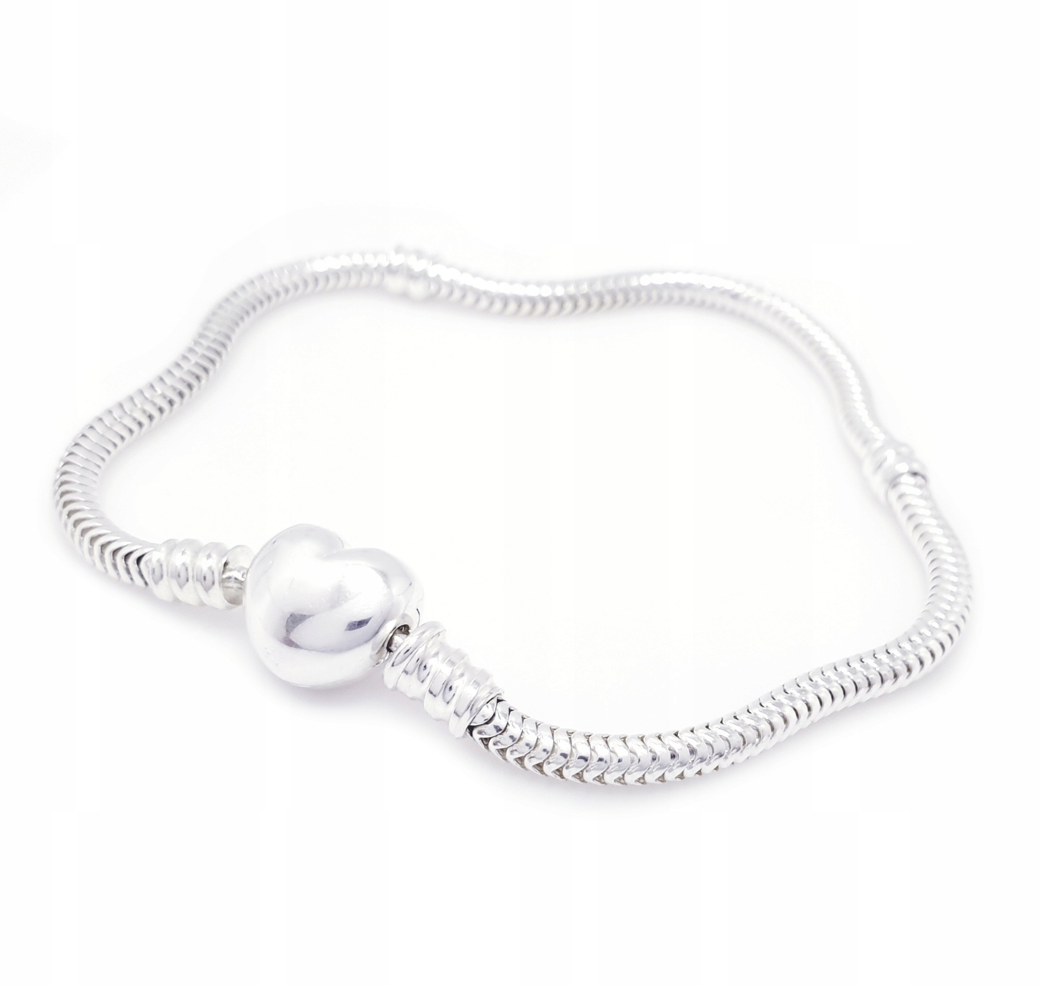 

Bransoletka Srebrna Do Charms Biała Moments 22 cm