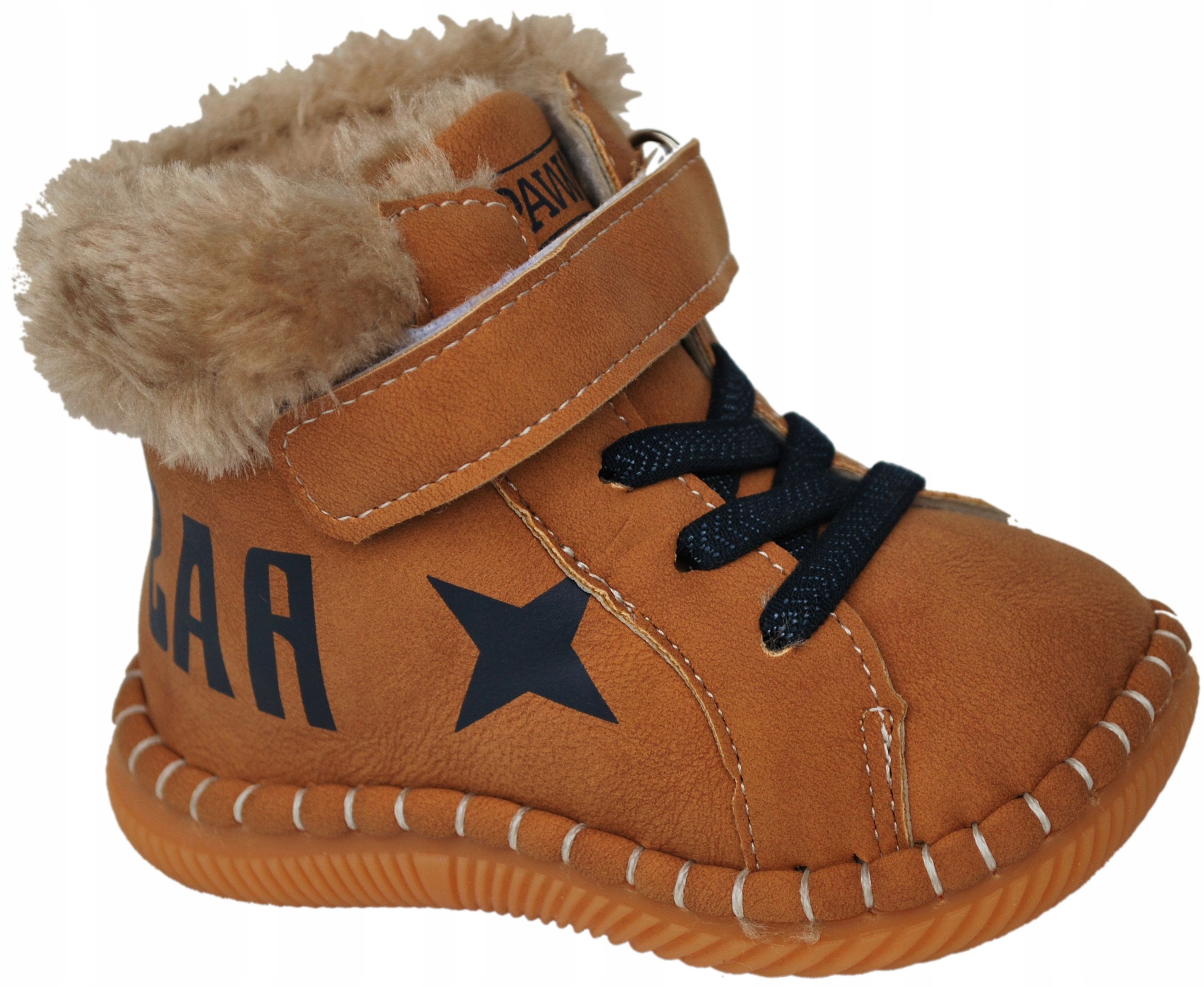 MIĘCIUTKIE ZIMOWE KOZAKI DLA MALUCHA r.19 / 12,3cm