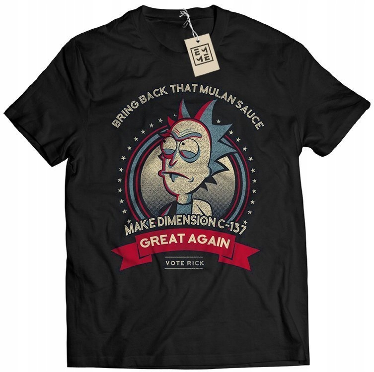

Koszulka Męska T-shirt Rick And Morty XL