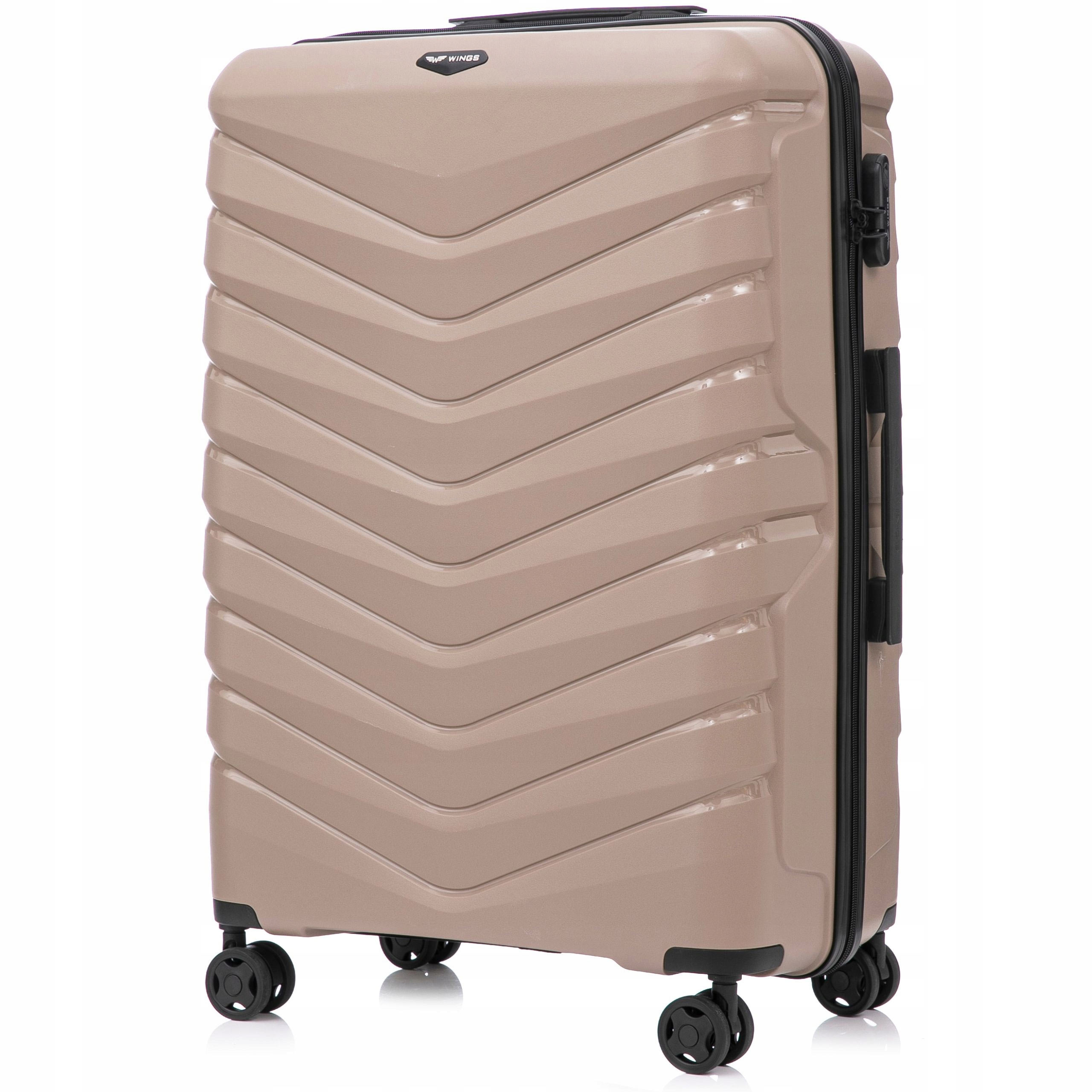 Walizka Duża L 97L Pojemna Mocny Polipropylen Bagaż Rejestrowy Wings Phx