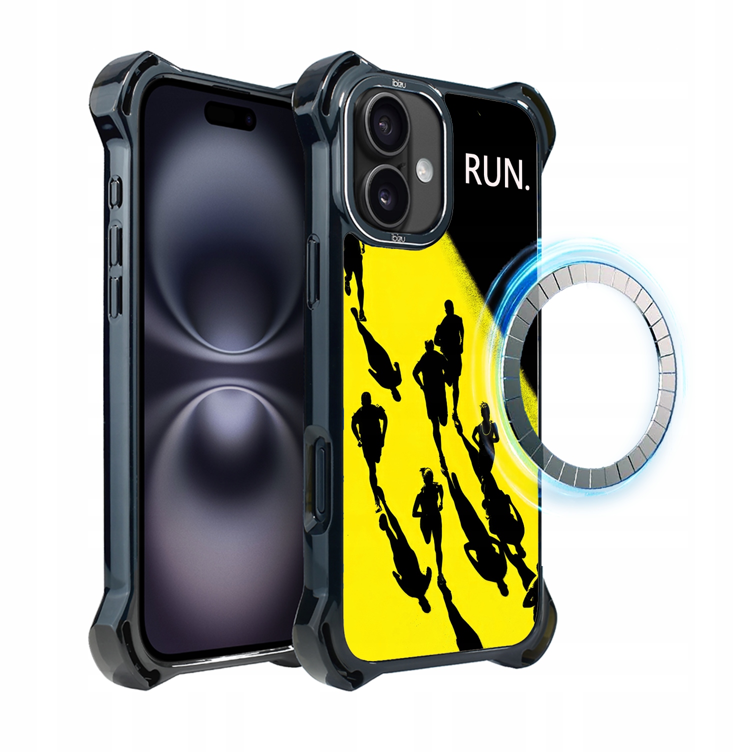Pouzdro pro iPhone 16 Plus Ibizu DropGuard Ultra s MagSafe, Běh mistrů
