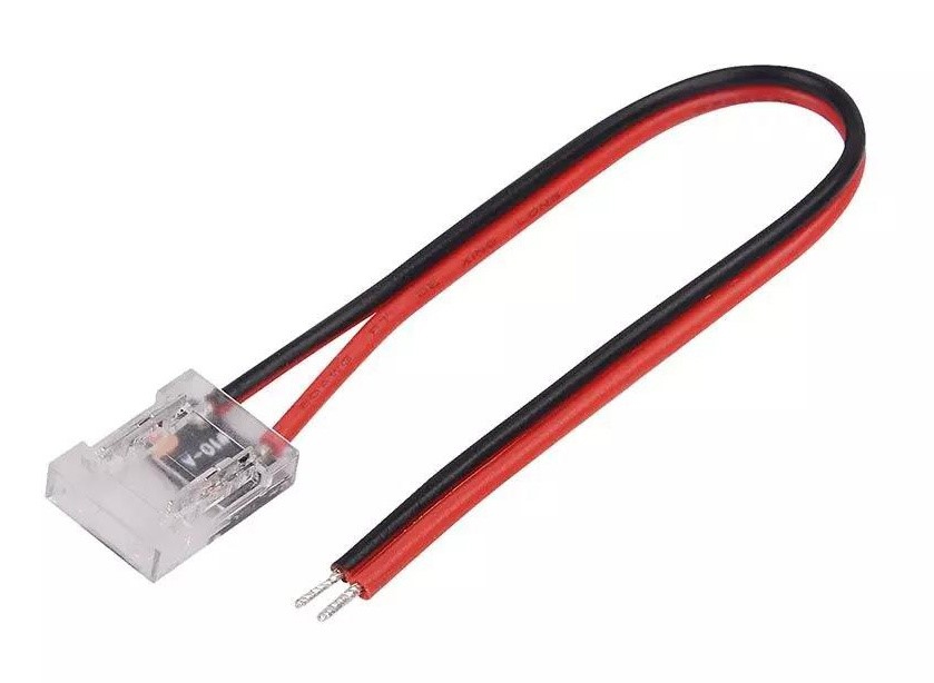 

Złączka do taśm Led Cob IP20 10mm łącznik z kablem
