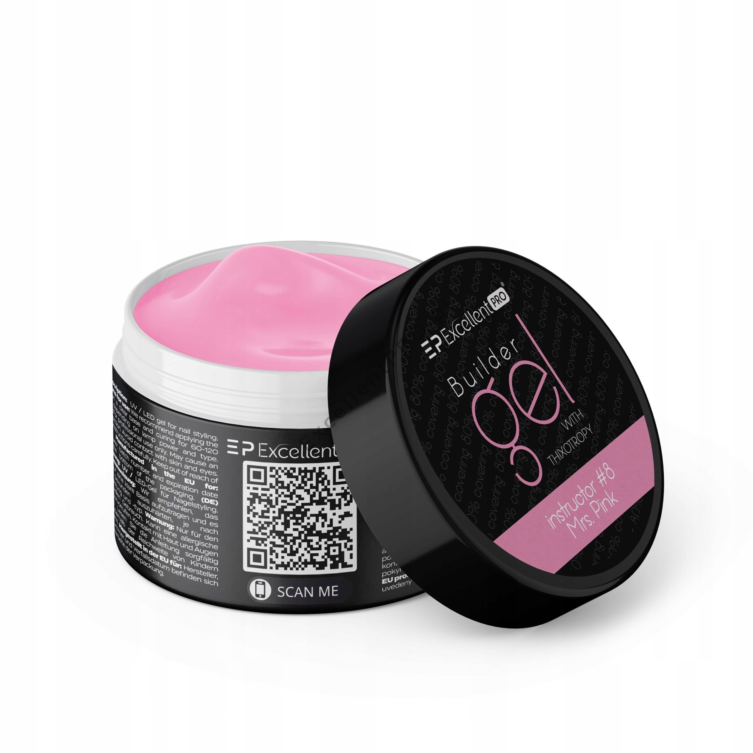 Żel budujący Builder Gel Thixotropy Instructor #8 Mr Pink