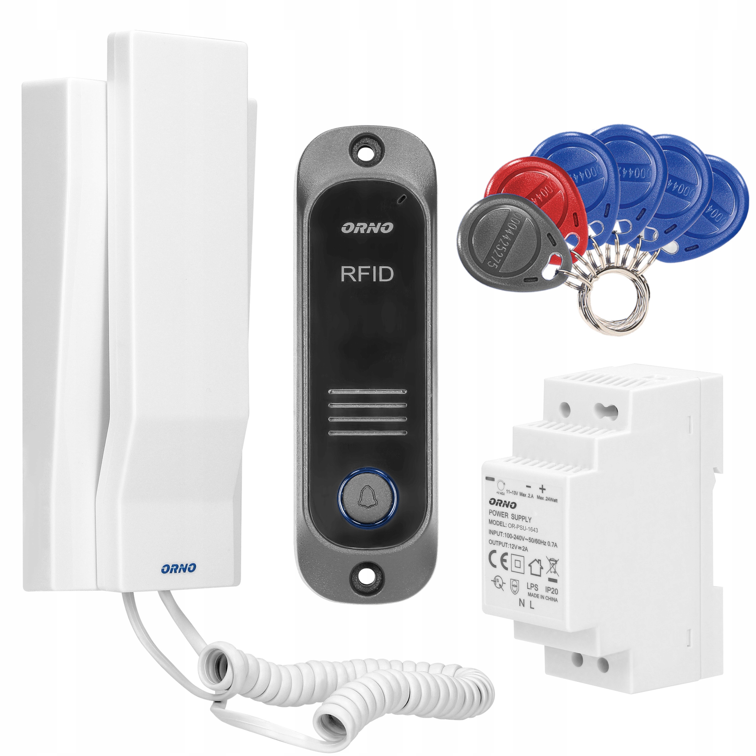 

Domofon Brama Furtka Brelok Rfid Zasilacz Na Szynę