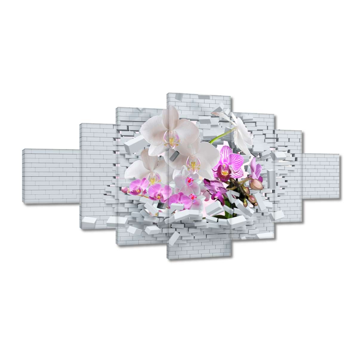 Obrazy 200x100 Orchidej ve zdi
