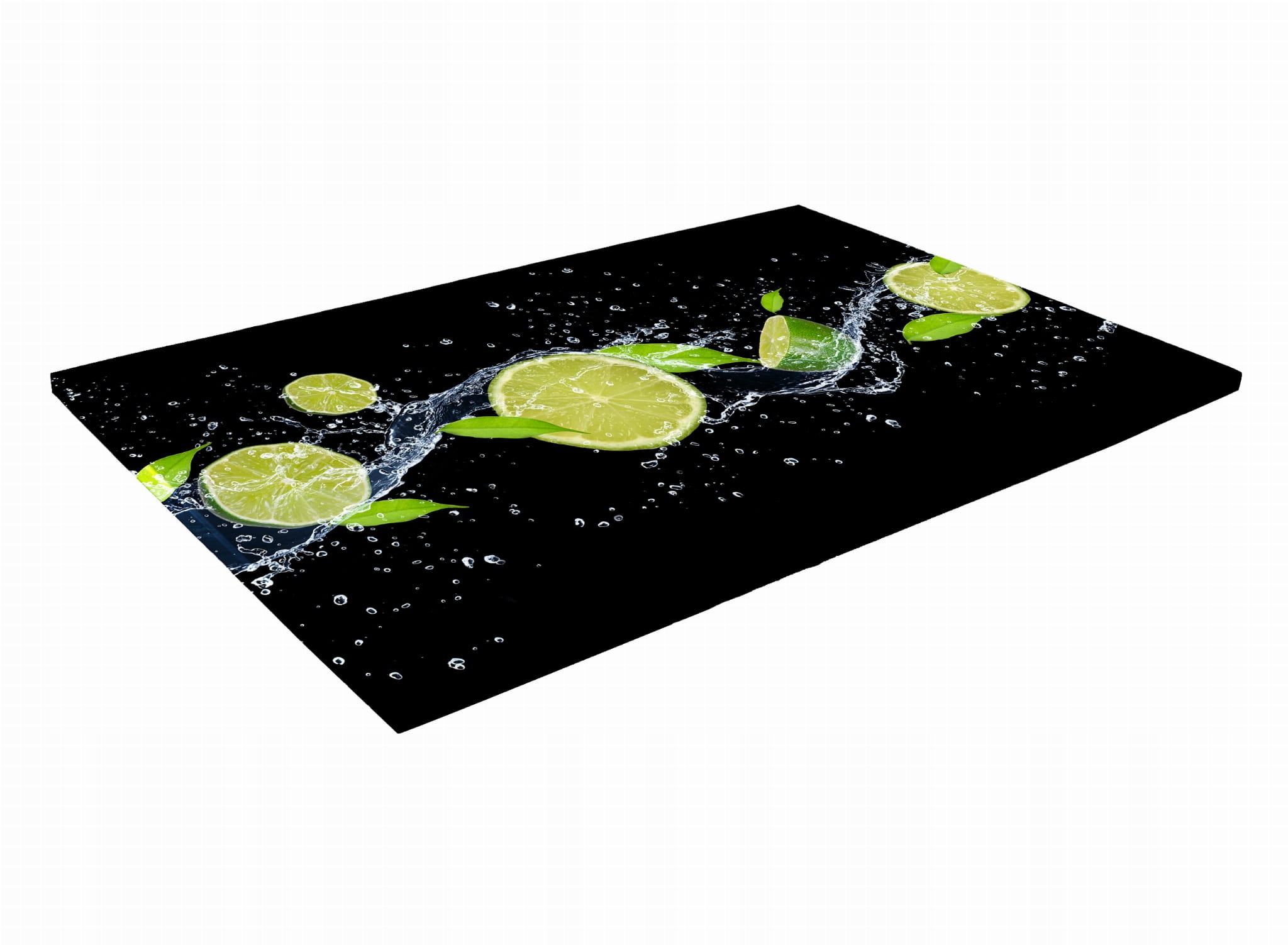 SZKLANA DESKA KUCHENNA 40x30 373b Limonki