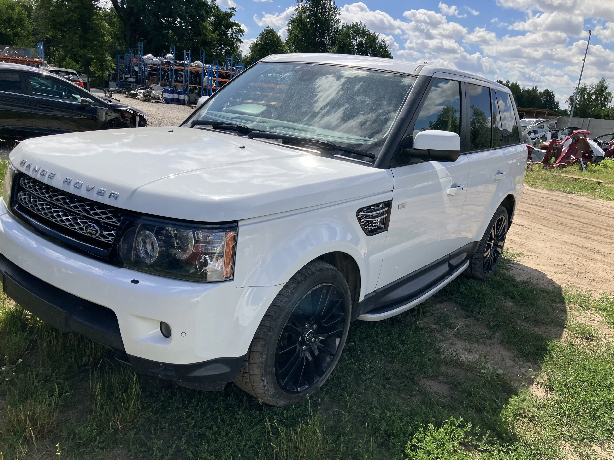 PRÓG LEWY RANGE ROVER L320 867 FUJI WHITE
