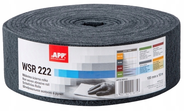 APP Włóknina ścierna drobnoziarnista 100mm x 1m
