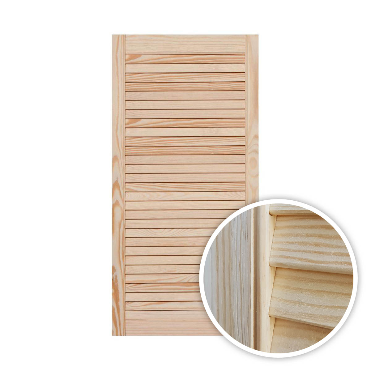 Drzwi ażurowe 44,4cm x 99,3cm front