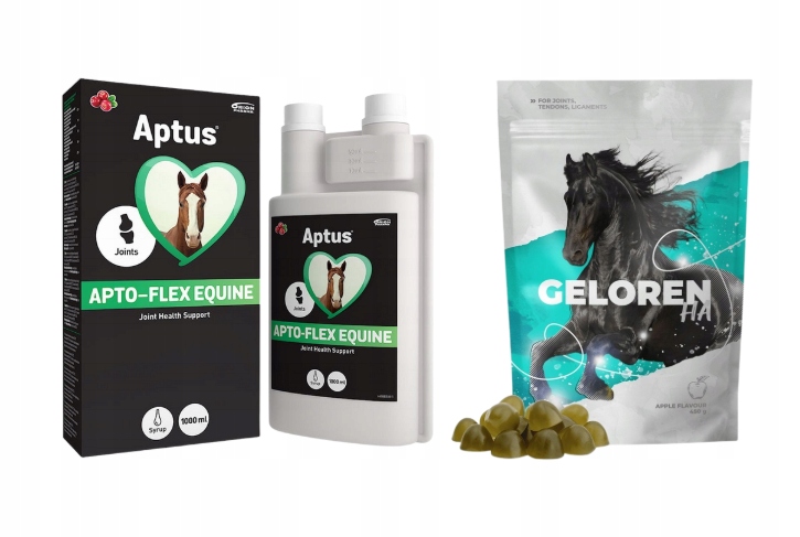 Aptus Apto-Flex 1000 ml Equine Geloren Ha želé na klouby 450 g