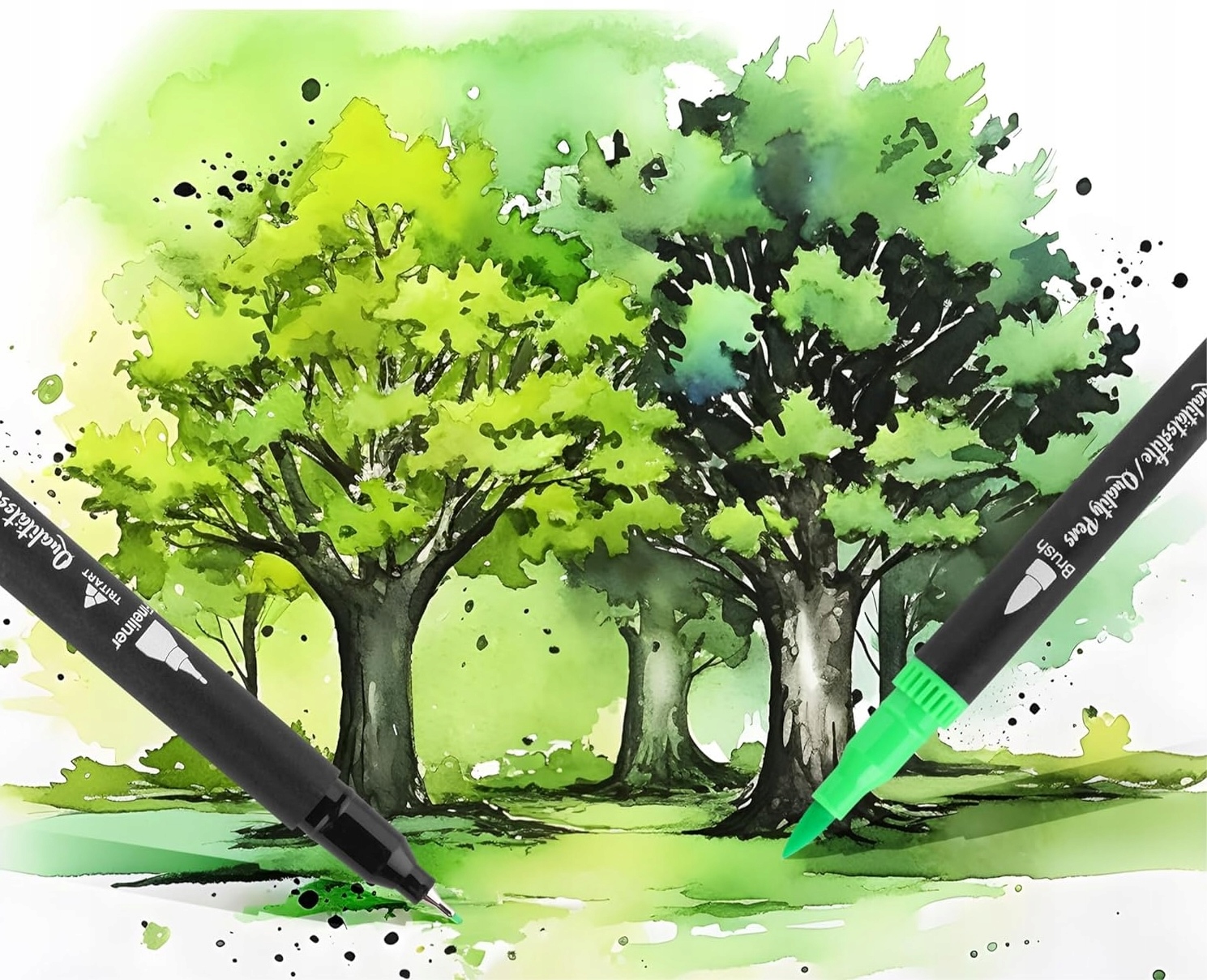 FLAMASTRY MARKERY PISAKI TRITART ZESTAW 100SZT DO MALOWANIA SZKICOWANIA PRO Kod producenta 5906358100162