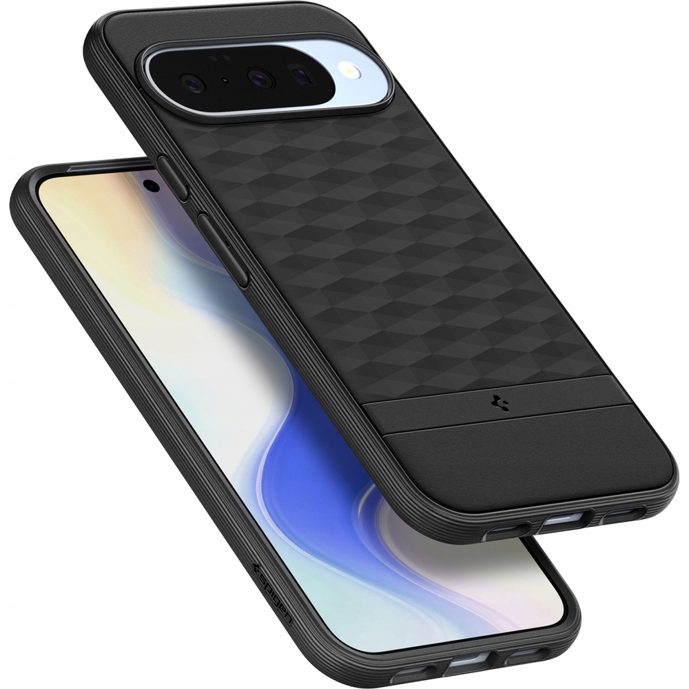 Pouzdro pro Pixel 10 Pro XL, Spigen Parallax Mag pro MagSafe, geometrické matné