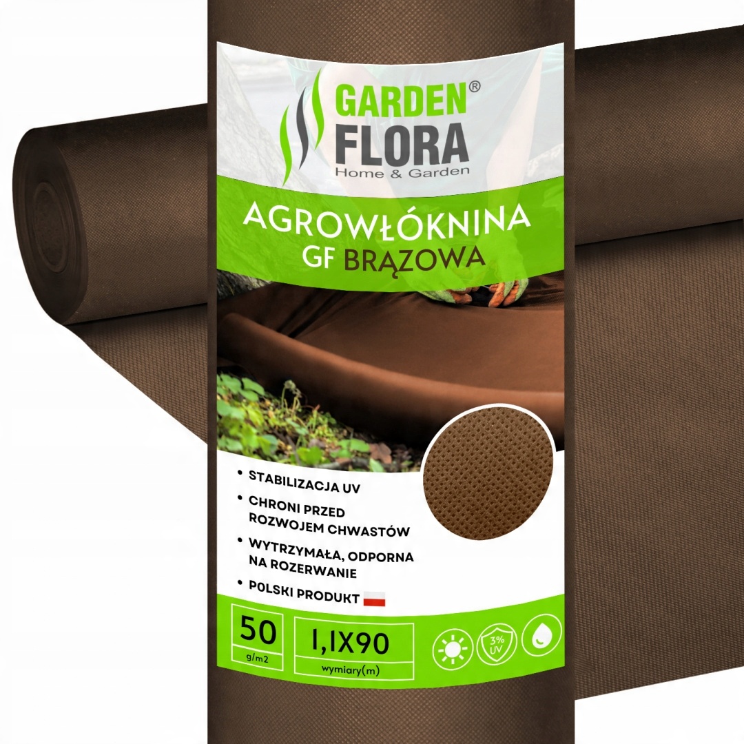 

Agrowłóknina Gf Na Chwasty Uv P-50 1,1x90m Brązowa