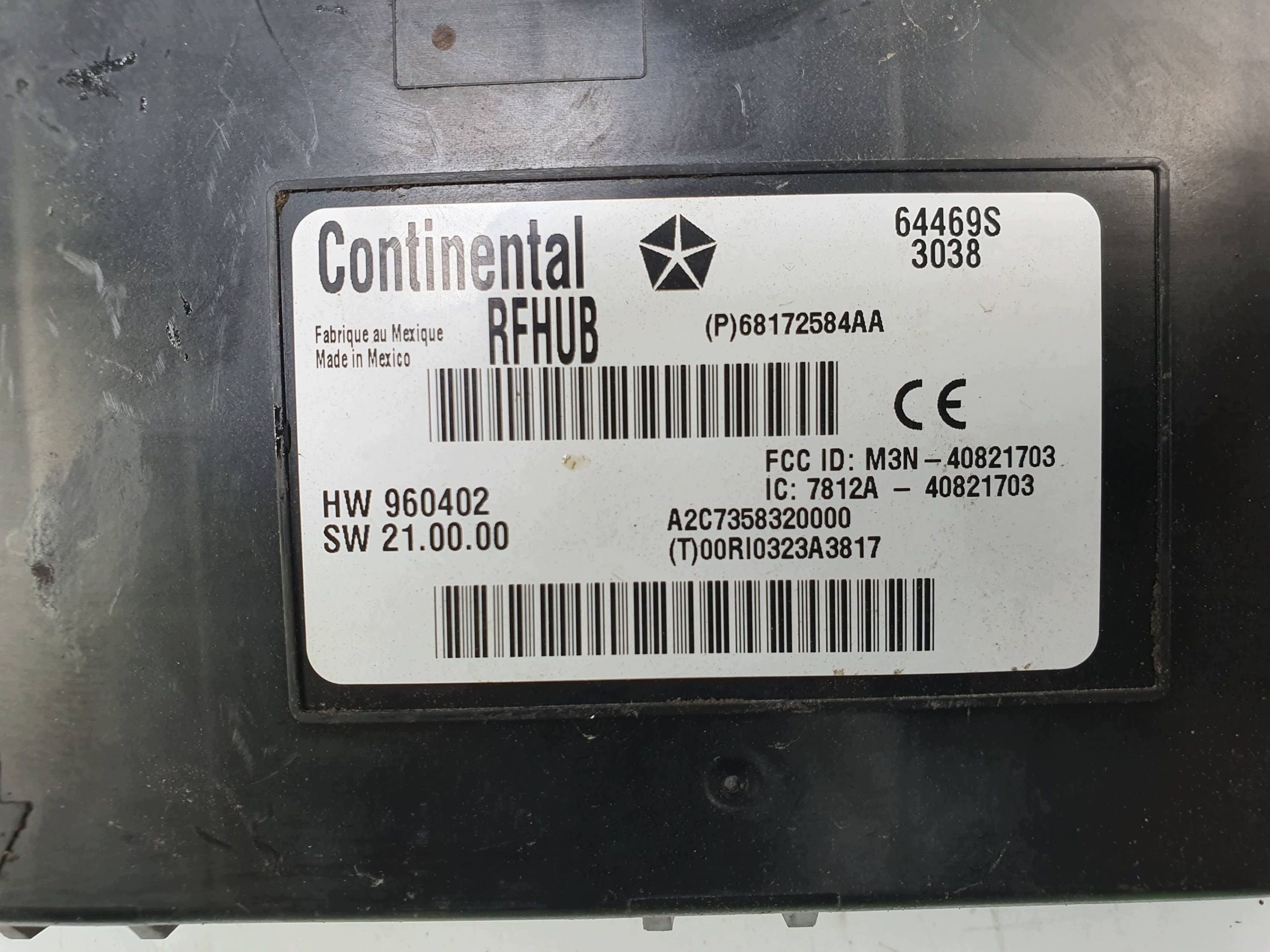 module control unit 68172584AA FIAT FREEMONT