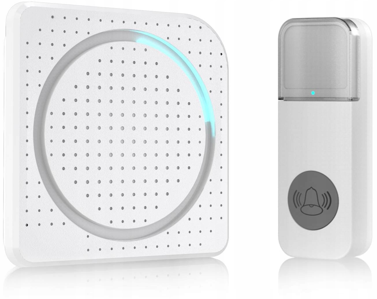 Dzwonek Bezprzewodowy Wodoodporny 230V Biały W602