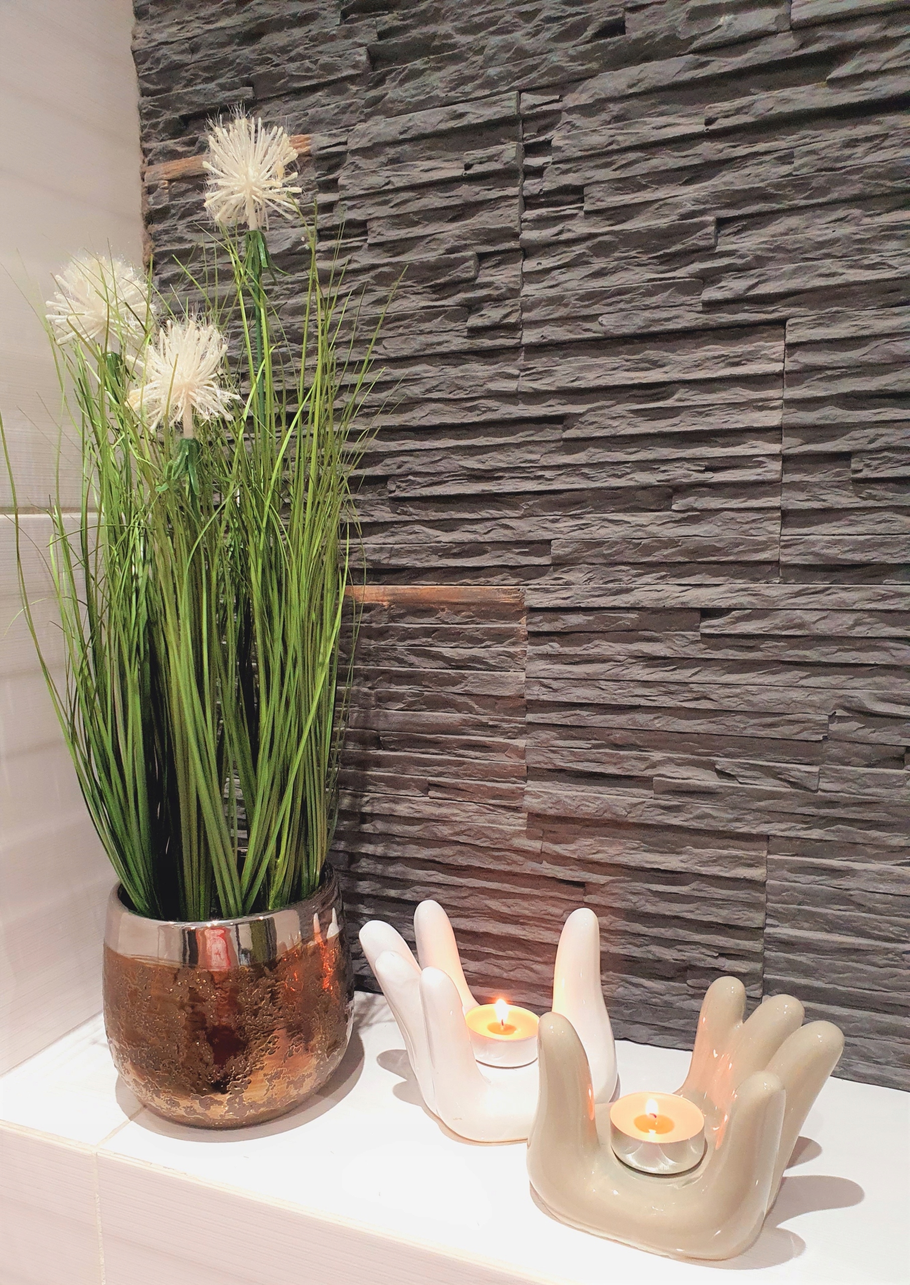 TRAWA W DONICZCE SZTUCZNA ROŚLINA KWIATY 47CM Rodzaj trawy