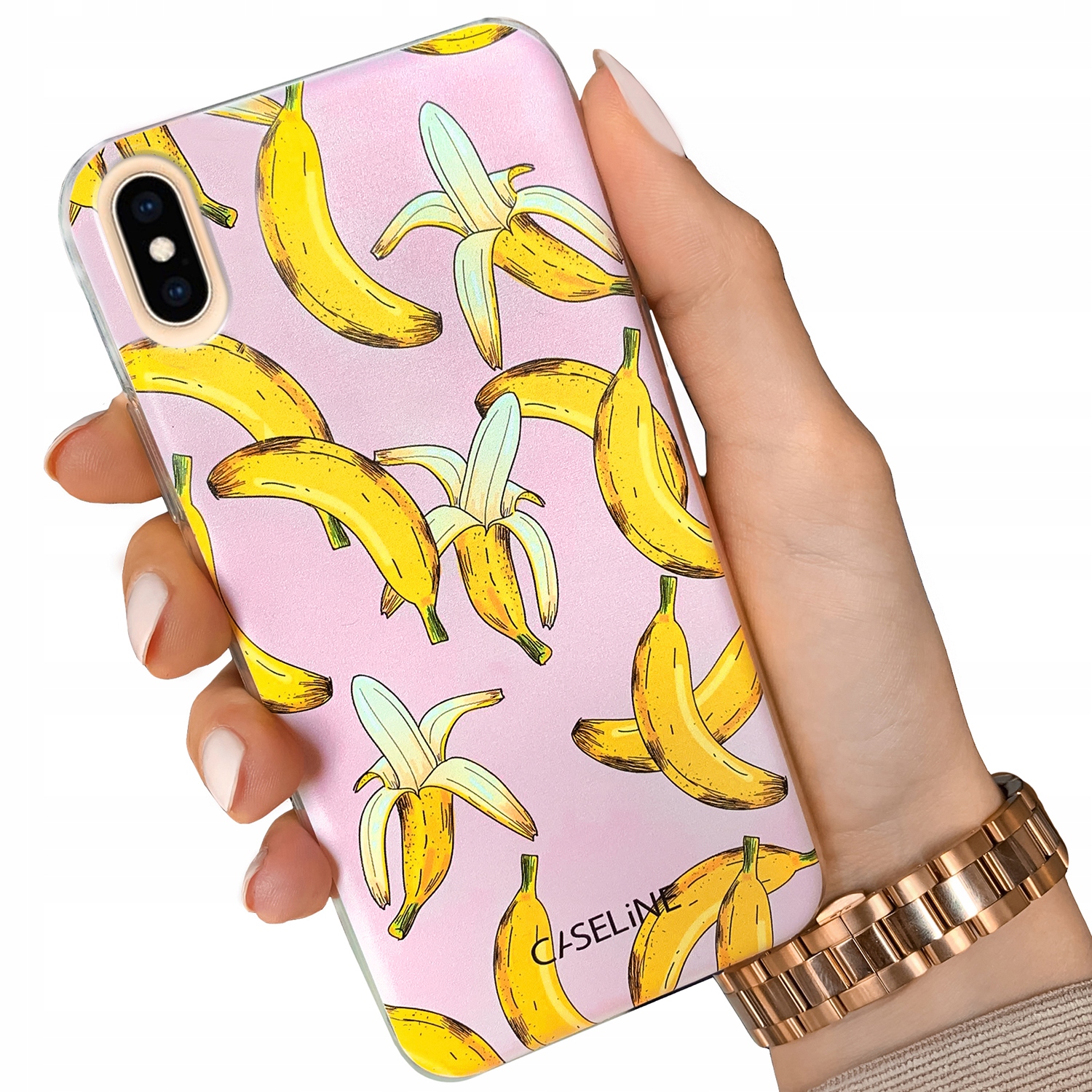 

Etui do Iphone X / Xs case guma wzory + Szkło