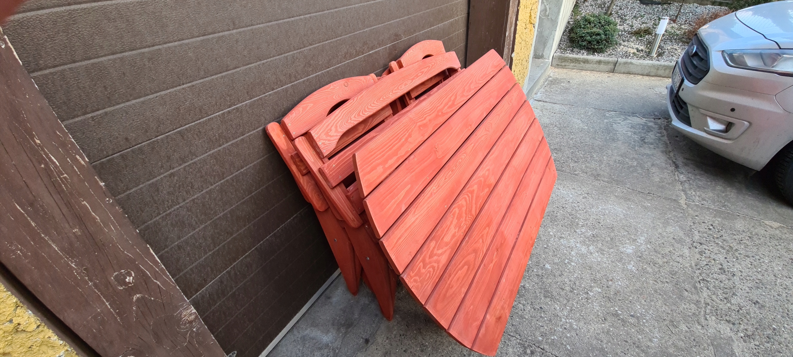 MEBLE OGRODOWE DREWNIANE Kolor wielokolorowy