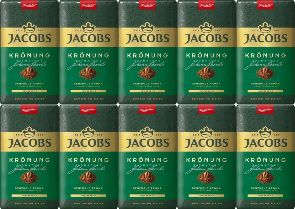 Kawa mielona Jacobs Kronung 500 g x10