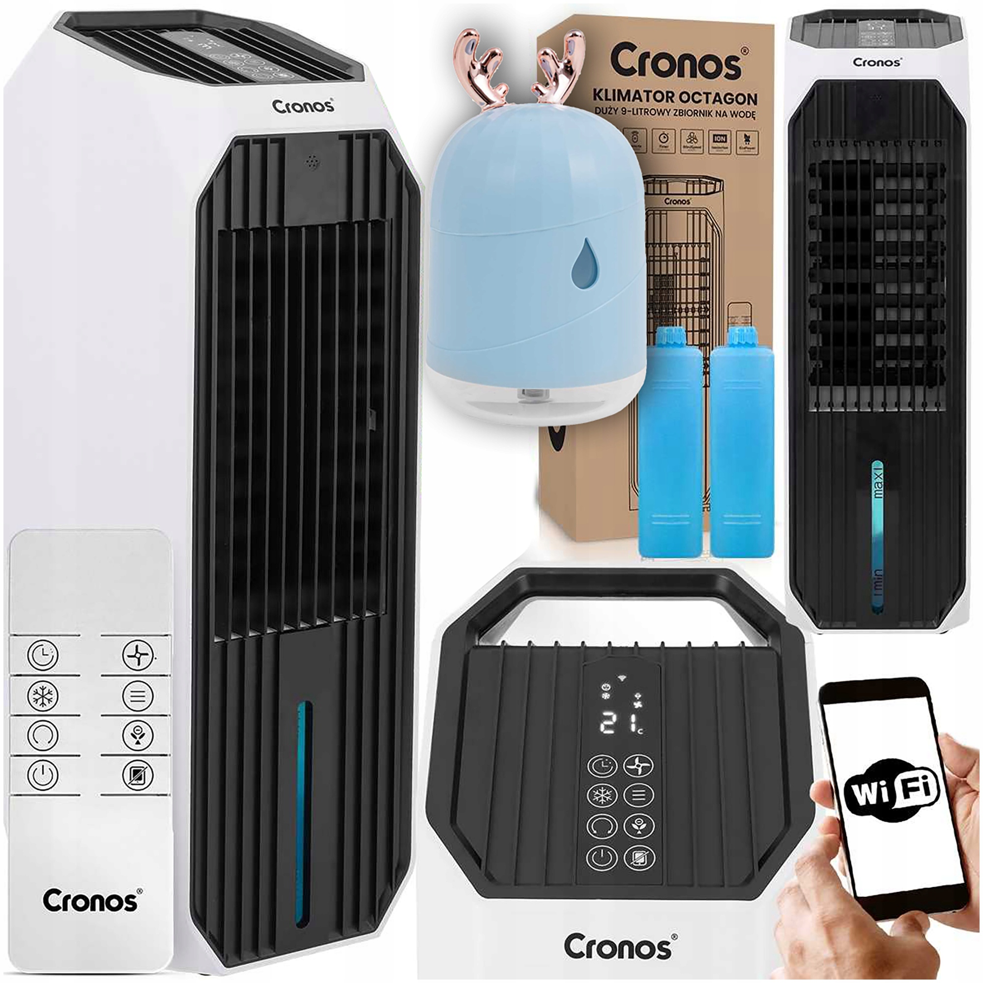 

Klimator Klimatyzer Wodny Przenośny Jonizacja 9L