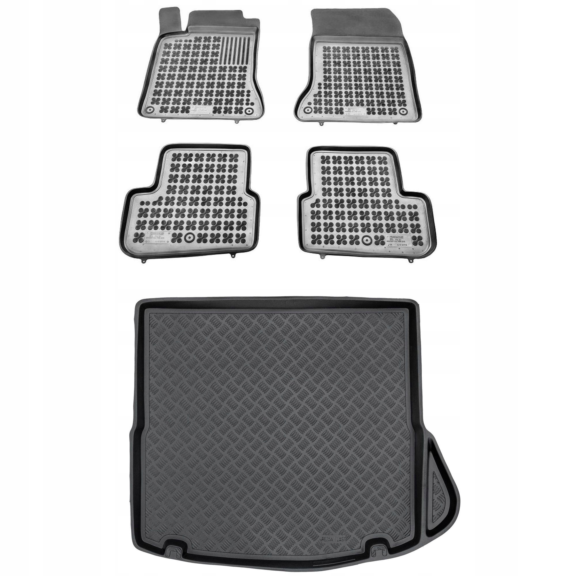 Sada koberčekov a protišmykovej podložky Mercedes-Benz Cla I C117 2013-2019