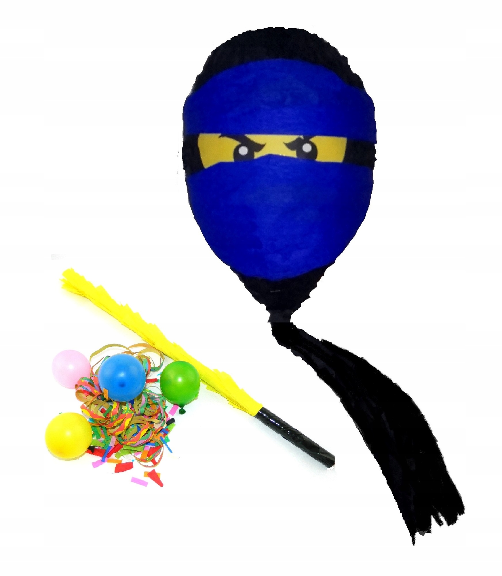 ZESTAW NA URODZINY PINIATA PINATA NINJA GO