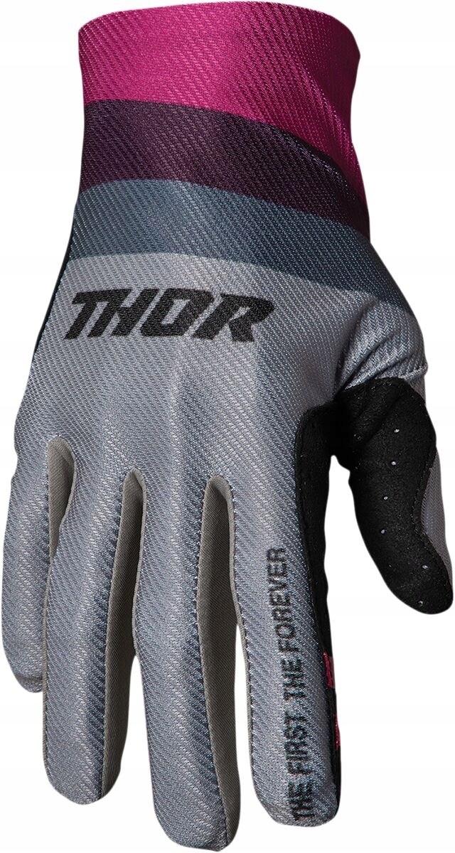 Rękawiczki Na Crossa Atv Thor Assist React Gray/purple XL