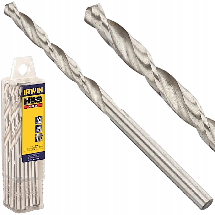 

Wiertło do metalu plastiku 4.2mm zestaw 10el Irwin