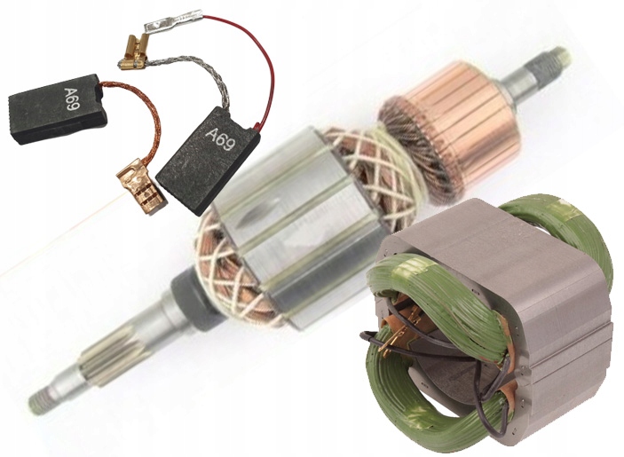 Rotor Bosch GSH11VC Gsh 11VC Gsh 11 VC 1614011120 stojan na kartáč