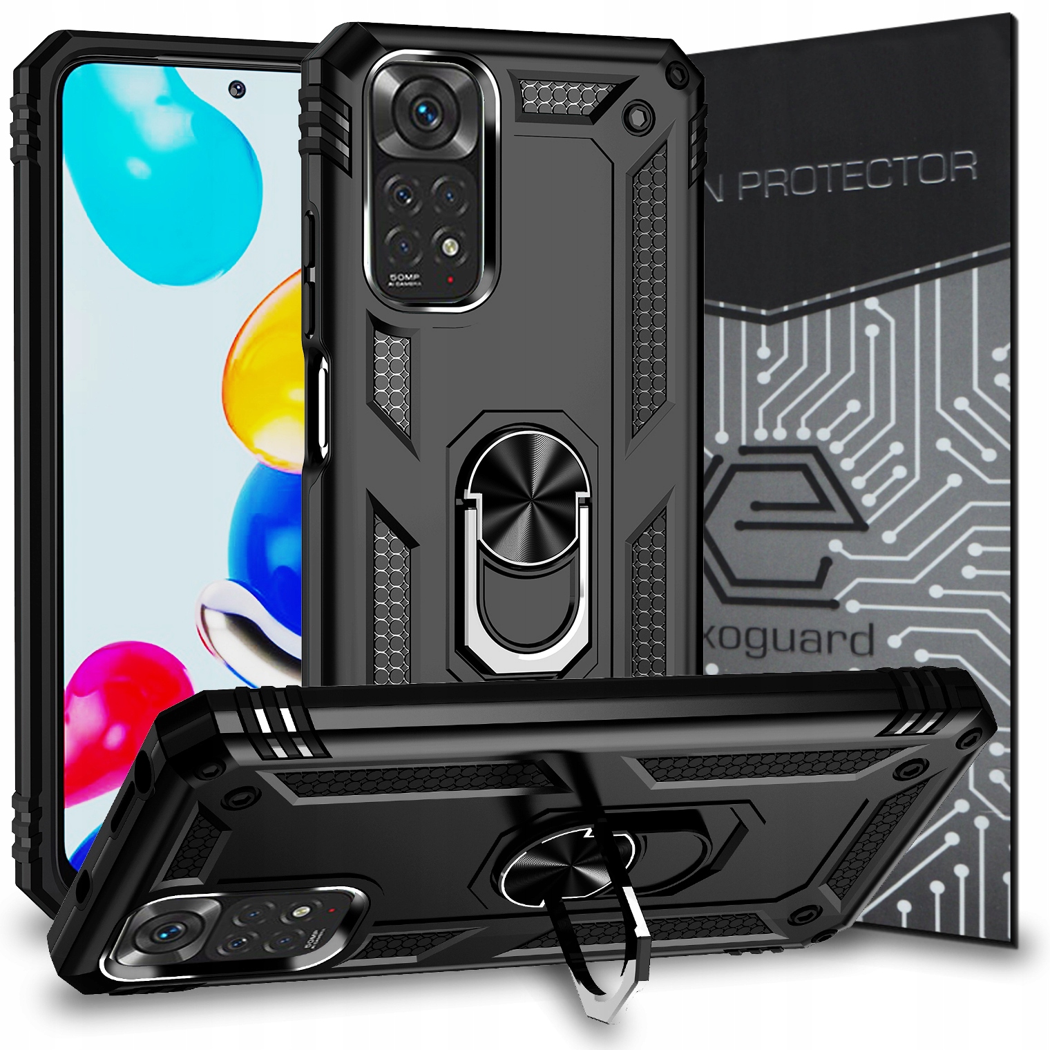 

Etui Pancerne+szkło do Xiaomi Redmi Note 11 11S