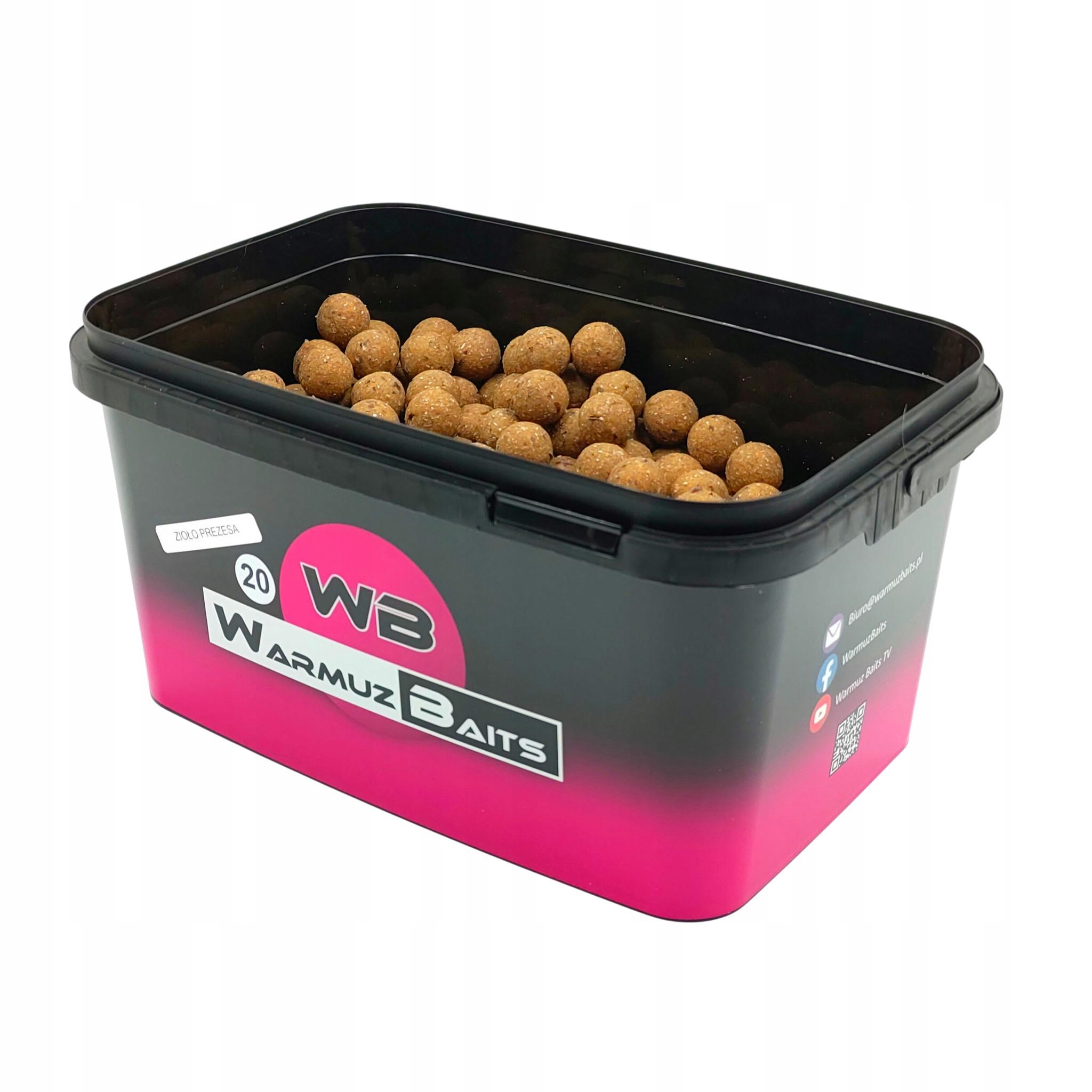 Boilies Bylina Prezidenta Warmuz Baits 3kg 20mm Kbelík na kapry a amury