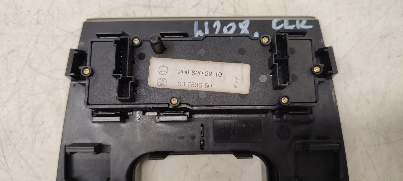 Panel controls Mercedes W203 LIFT 2,2 CDI