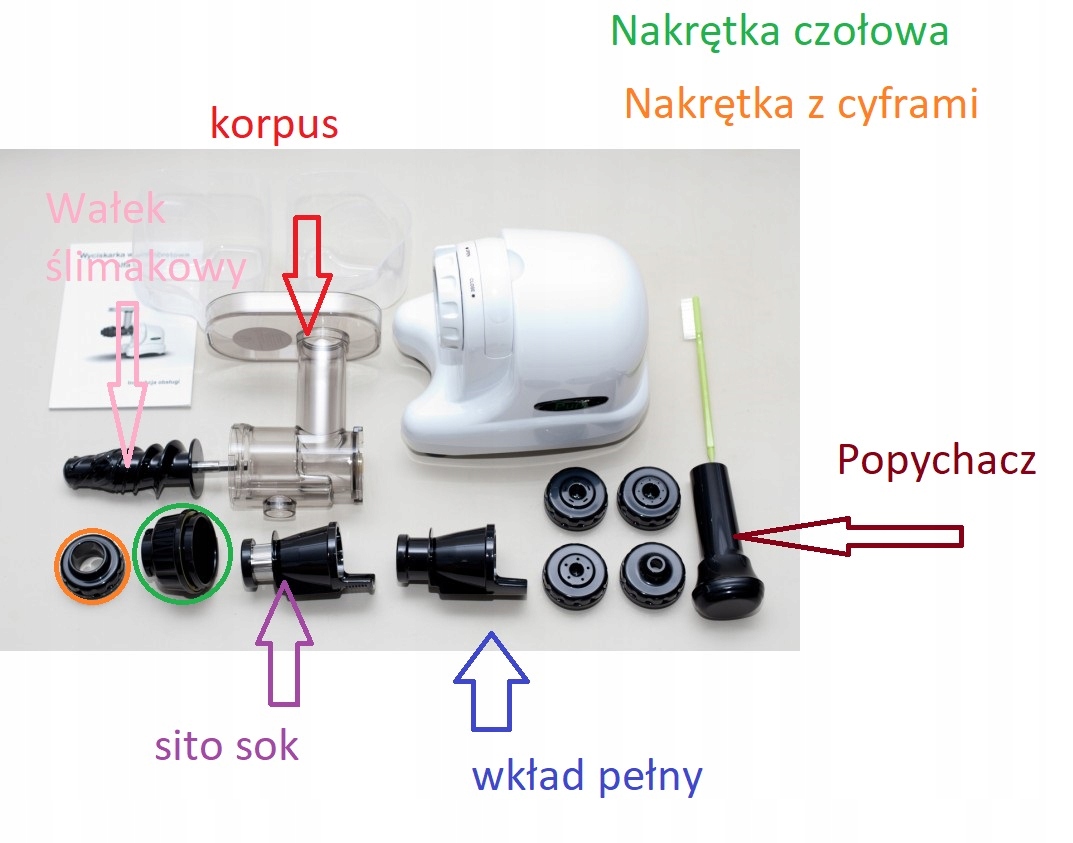 KORPUS DO WYCISKARKI ALFA PURE - CZĘŚĆ ZAMIENNA Kod producenta ALF