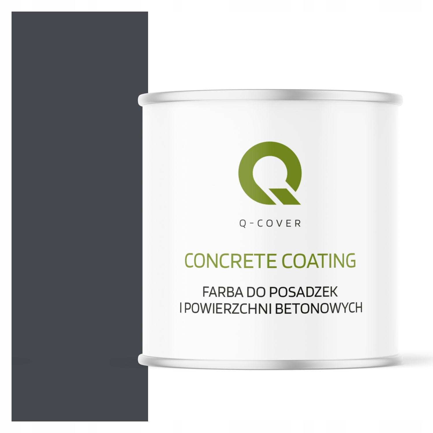 Farba Do Posadzek Betonowych Ochronna Odporna Betonu Grafitowy RAL7024 2.5L