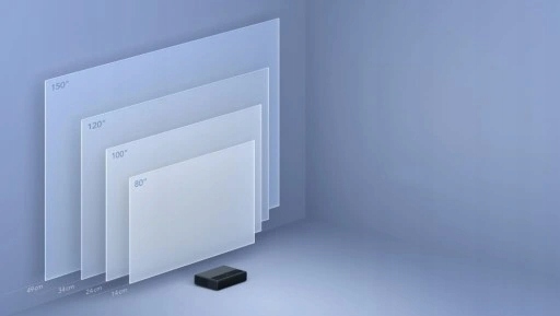 Projektor DLP Xiaomi Mi 4K Laser Projector 150'' czarny PL Kontrast (x:1) 3000