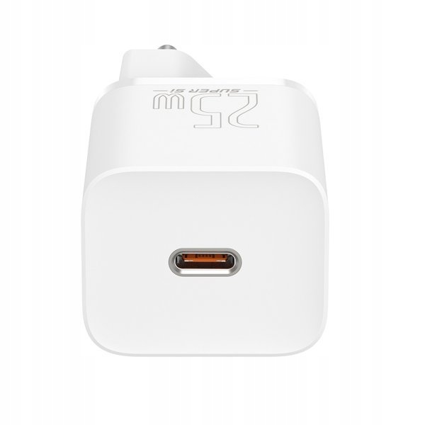 BASEUS ZESTAW SZYBKA ŁADOWARKA DO TELEFONU ZASILACZ USB-C 25W, KABEL TYPE-C Kod producenta TZCCSUP-L02