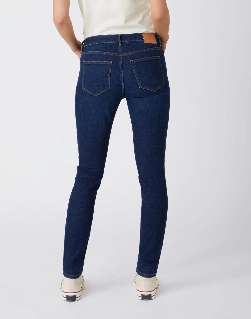 Dámské úzké nohavice džíny Wrangler Skinny Dream Blue W28K47389 112141283 26/32