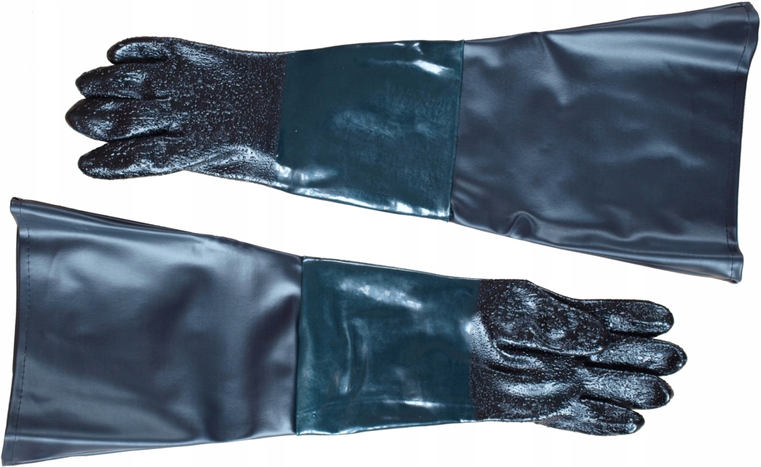 RĘKAWICE DO PIASKOWANIA XXL PIASKARKI 220L DŁUGIE