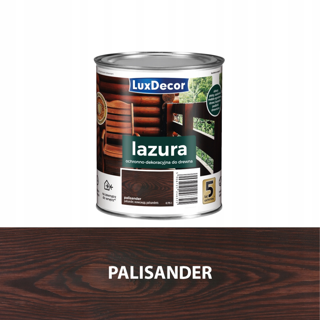 Luxdecor Lazura Do Drewna 4,5L Palisander