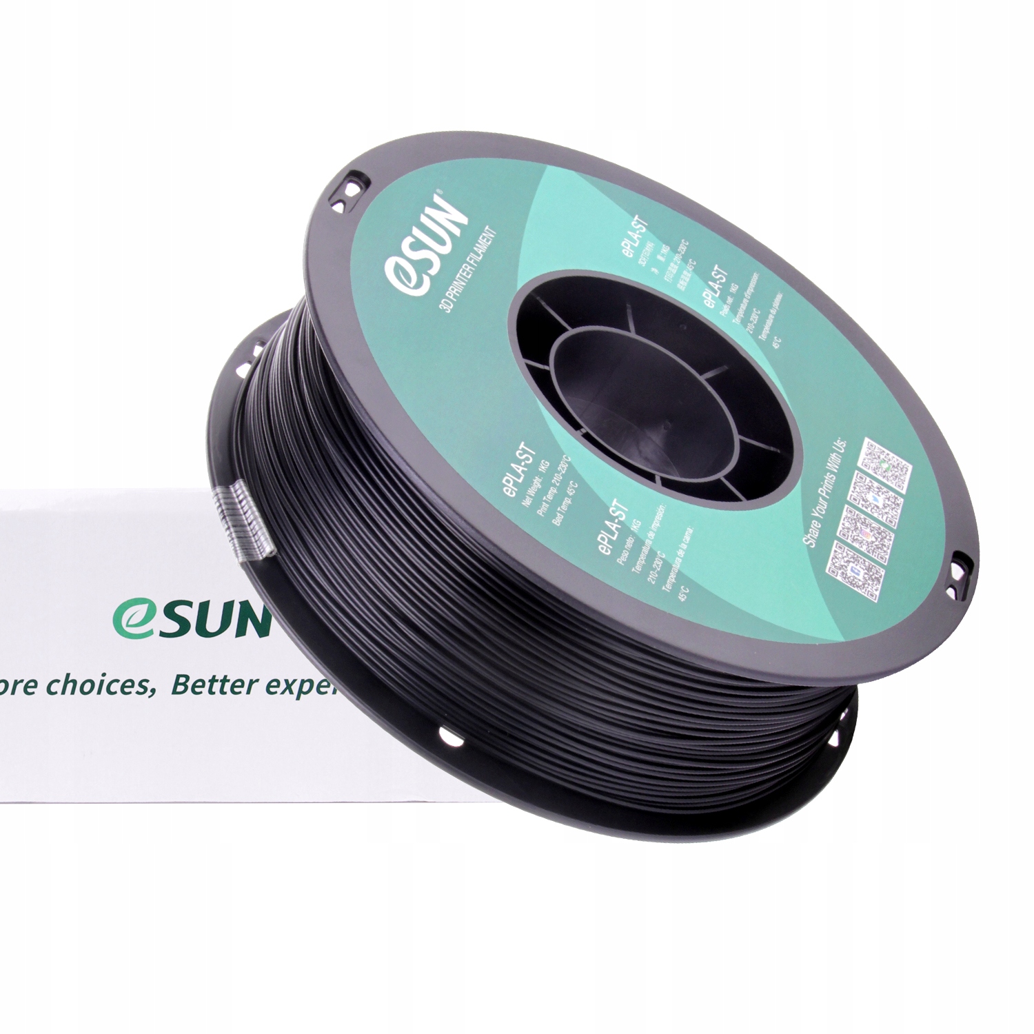 

eSun Pla-st Filament Czarny 1.75mm