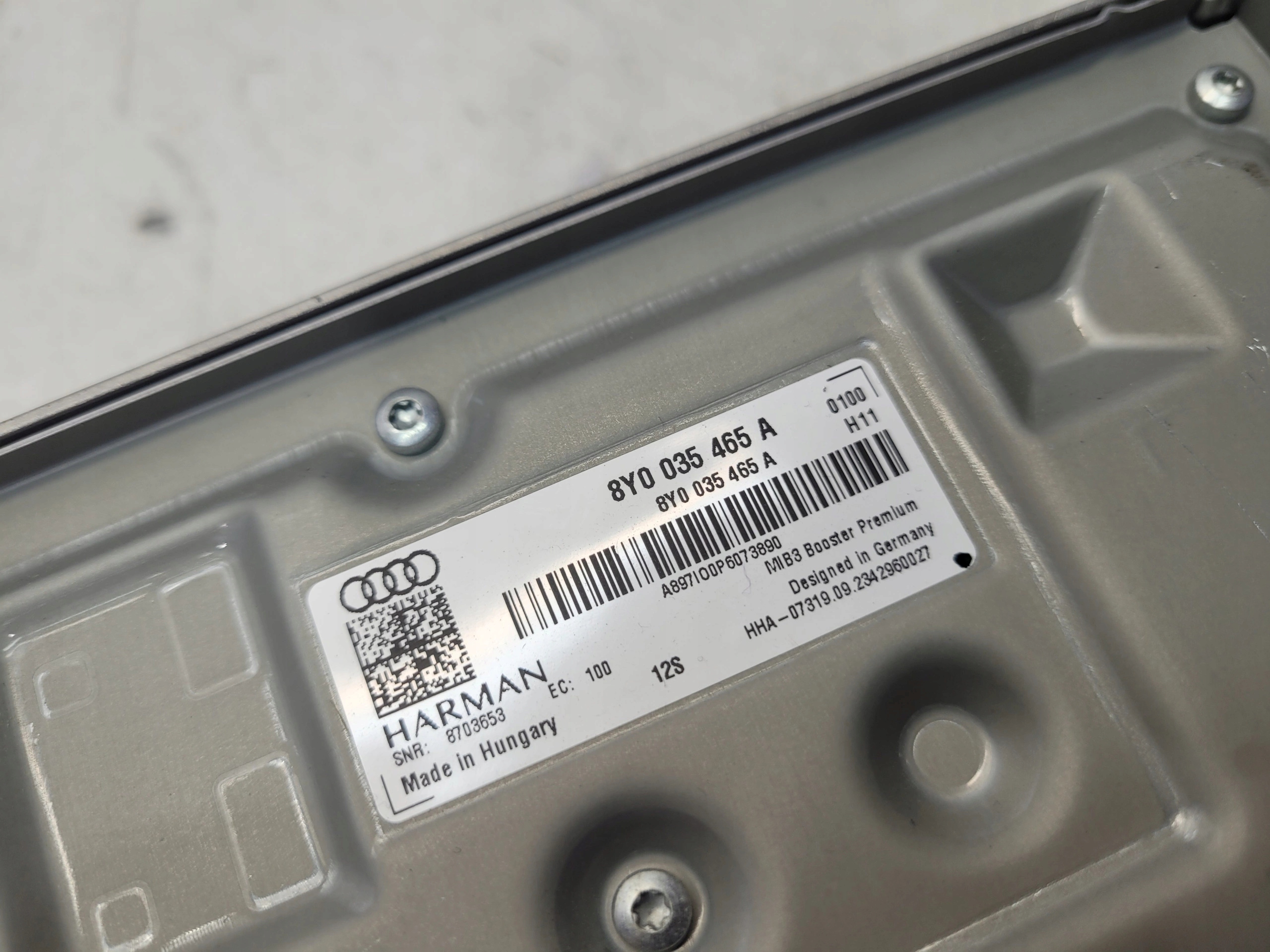AMPLIFICATORE AUDIO AUDI Q4 E-TRON 8Y0035465A HARMAN BECKER